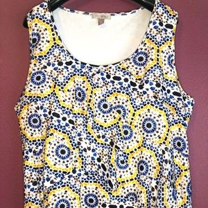 Roz & Ali Ruffled Sleeveless Blouse